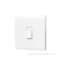 16AX250V 1Gang 1Way Light Switch White British switch